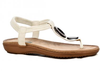 Σανδάλια γυναικεία | Ανατομικά | Amarpies | ABZ17063 | Άσπρο - Amarpies - 